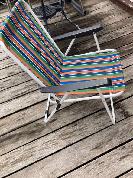 Photo of free Small folding beach/camping chair (Marlow SL7) #3