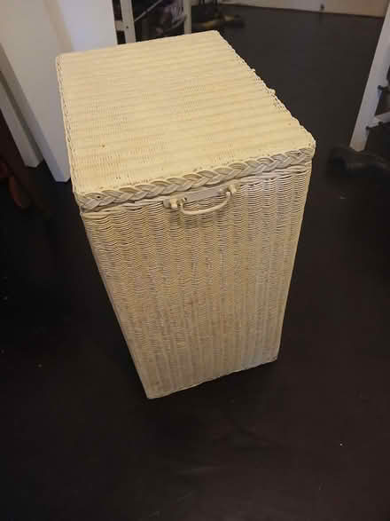 Photo of free Vintage woven laundry basket (B16) #2