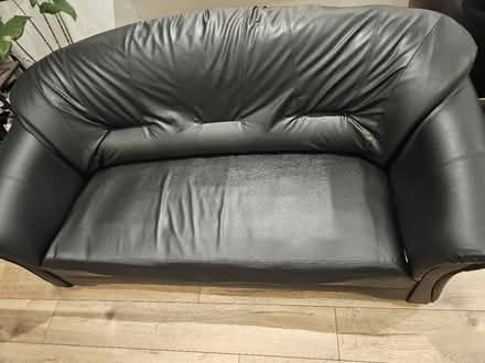Photo of free 2 & 3 Seater Sofas - Faux Leather (Woking) #1
