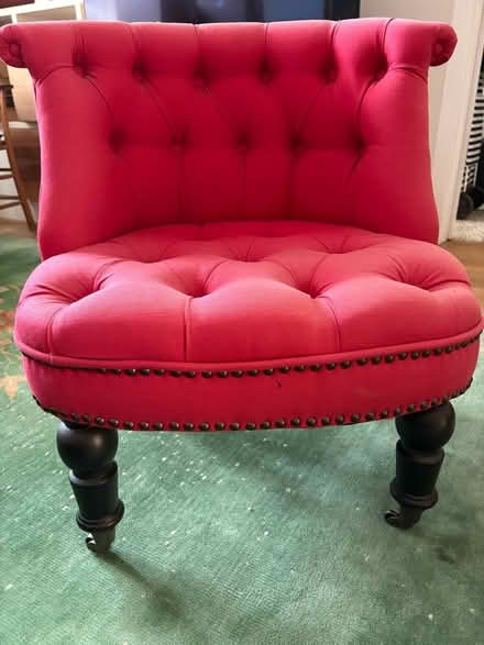 Photo of free Red bedroom or sitting room chair (Chiswick W4) #2