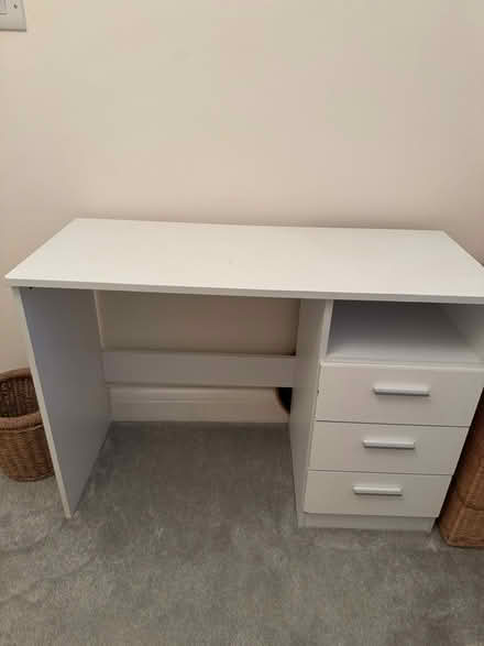 Photo of free Desk with 3 draws (Esher) #1
