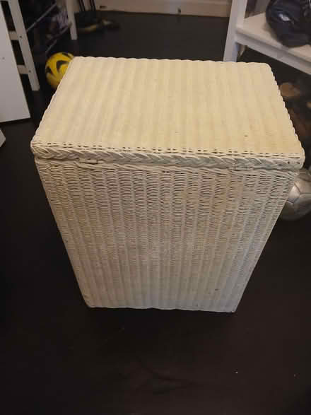 Photo of free Vintage woven laundry basket (B16) #1