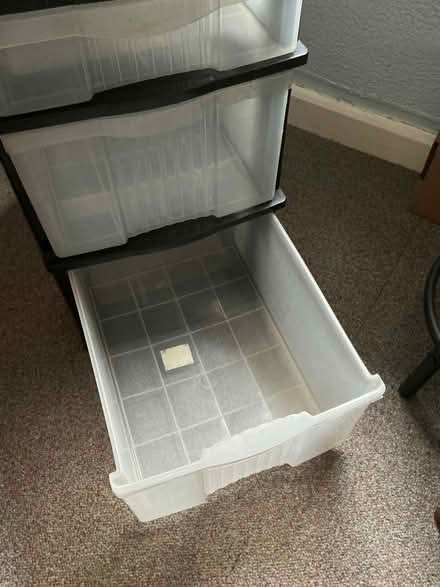 Photo of free Small plastic four drawer filing/storage cabinet (Goldhanger CM9) #2