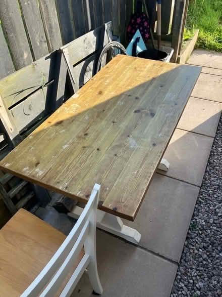 Photo of free Small kitchen table & 4 chairs (Lowther CA10) #1