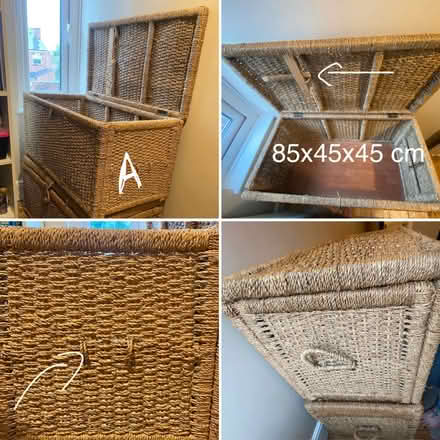Photo of free 3 seagrass storage boxes (Heeley, S2) #3