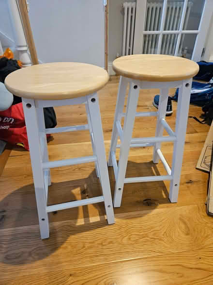 Photo of free 2 wooden stools (West Norwood SE27) #1