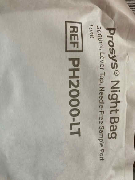 Photo of free Catheter bags (Bugbrooke) #3