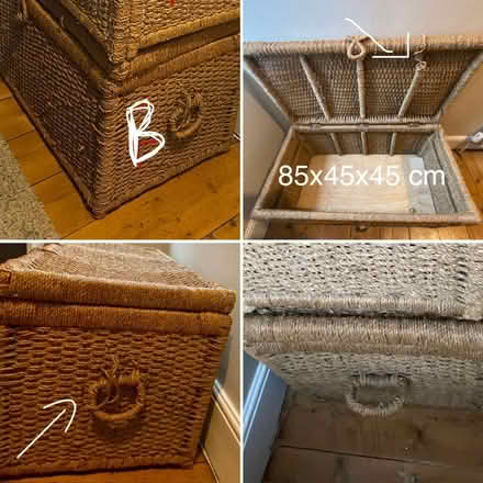 Photo of free 3 seagrass storage boxes (Heeley, S2) #4