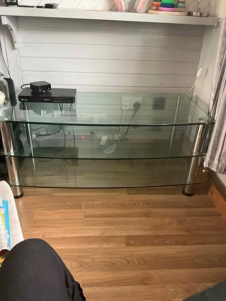 Photo of free Glass tv unit (Panshanger AL7) #1
