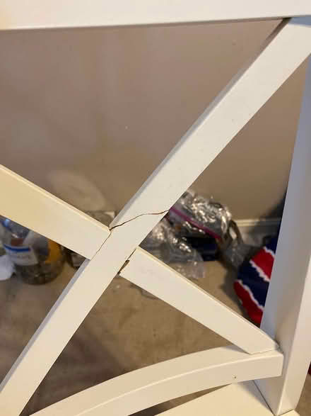 Photo of free White Chair (Odenton) #2