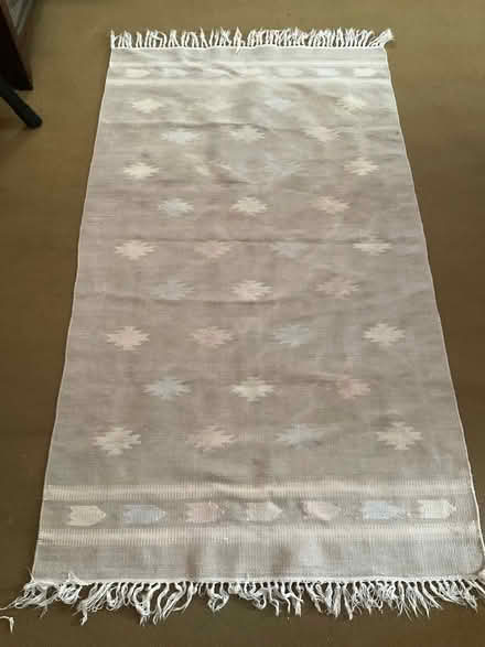 Photo of free Grey cotton rug (Chorlton M21) #1
