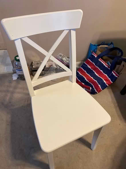 Photo of free White Chair (Odenton) #1