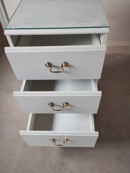 Photo of free 3-drawer cabinet (Bedford) #2