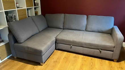 Photo of free M&S L shaped sofa - sofabed (Purley) #1