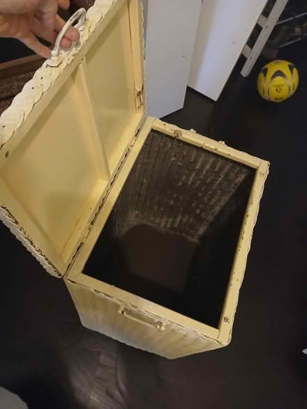 Photo of free Vintage woven laundry basket (B16) #3