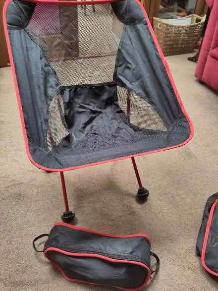 Photo of free 2 ultra compact folding chairs (Maiden Erlegh Nature Reserve RG6) #1