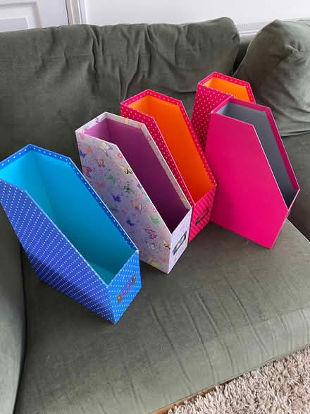 Photo of free A4 box files x 5 cardboard (Aldrington BN3) #2
