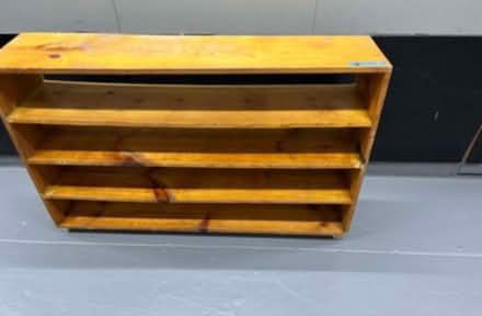 Photo of free Wooden Shelves on wheels (134th Street & Riverside Drive) #3