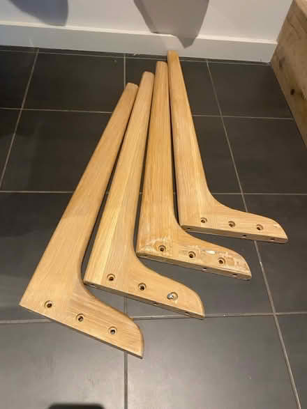 Photo of free Solid Oak Table Legs (SE23) #1