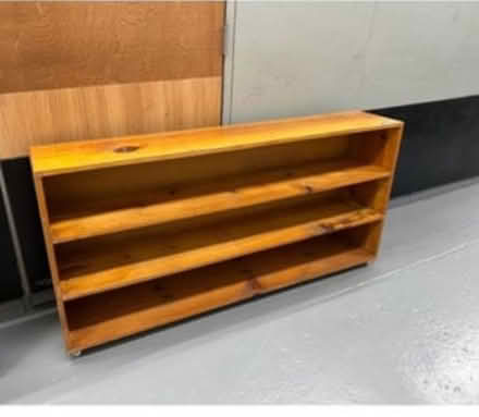 Photo of free Wooden Shelves on wheels (134th Street & Riverside Drive) #2