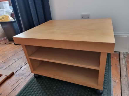 Photo of free IKEA TV/bedside table on castors (Royal Leamington Spa CV31) #1
