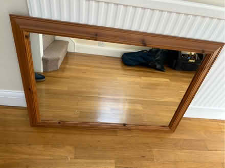 Photo of free Pine framed mirror (Aldwick PO21) #1