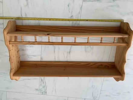 Photo of free Pine Shelf And Vanity Mirror (Chandlers Ford, SO53) #3