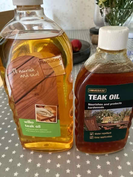 Photo of free Teak oil (Wickford, Essex SS11) #1