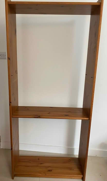 Photo of free 2 x simple pine shelving units (Scapegoat Hill HD7) #1