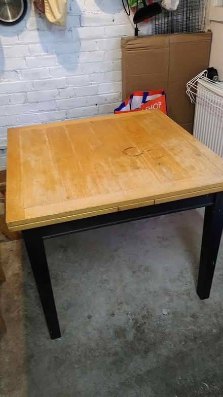 Photo of free Wooden kitchen table (expandable) (Downham) #4