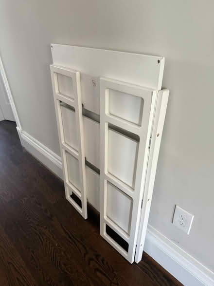 Photo of free Curb alert: wood folding bookshelf (Brightwood Park) #2