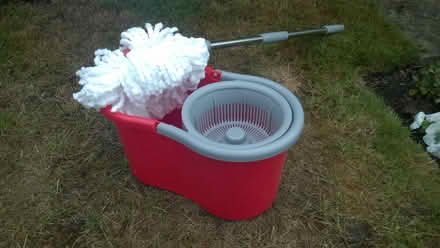 Photo of free Mop and red water bucket (High Brooms) #1