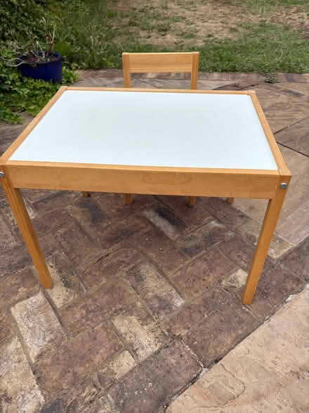 Photo of free Children’s table and 2 chairs (Teddington TW11) #2