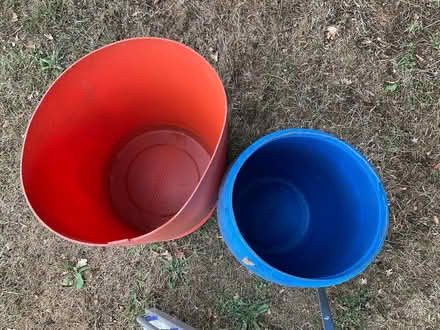 Photo of free 2 heavy plastic water containers butts (Great Fransham NR19) #3