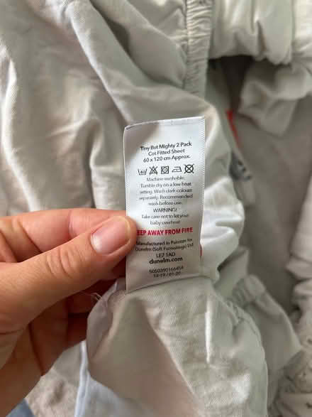 Photo of free Baby bedding and muslins (Welwyn Garden City AL7) #4