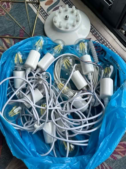Photo of free White Spider pendant lights (Crowthorne, RG45) #1