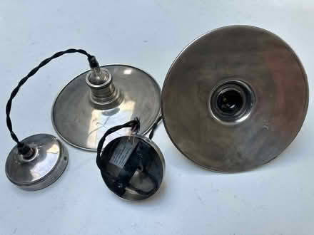 Photo of free Metal pendant lights x 2 (GL52) #1