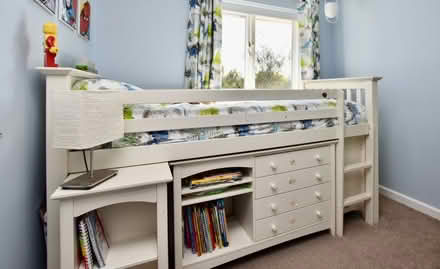 Photo of free Single bed with storage (Woodley RG5) #1