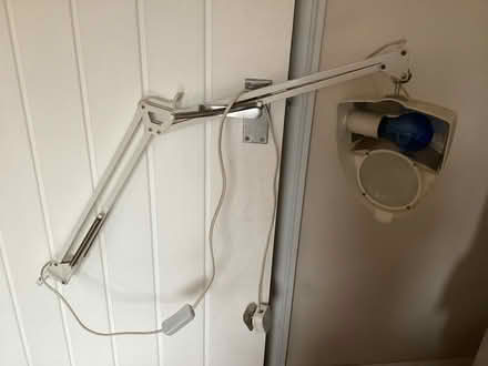 Photo of free Angle Poise Lamp with magnifier and daylight bulb (Upton CH49) #1