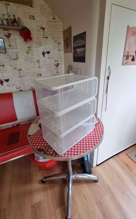 Photo of free 8 x Stackable Plastic Shoe Storage Box (Epping CM16) #2