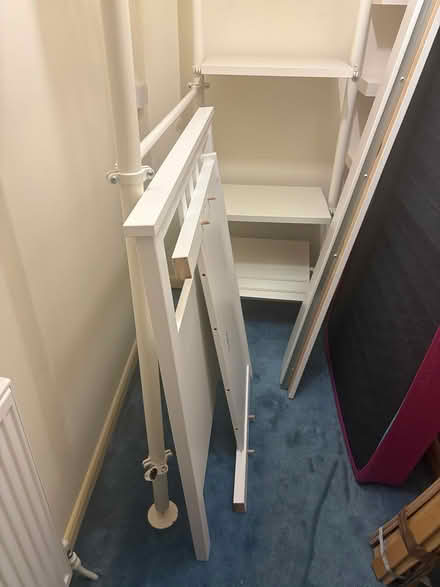Photo of free Hemnes White Stain Single Bed Frame (Edgware, HA8) #4