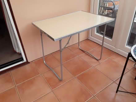 Photo of free Fold up table (Trowbridge, Broadcloth Lane) #1
