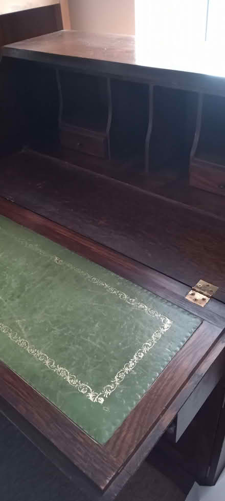 Photo of free Bureau writing desk vintage with key (Monkwick CO2) #3