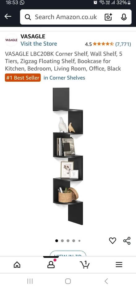 Photo of free Corner Shelf (Heartsease NR7) #2