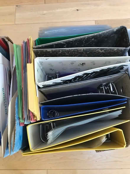 Photo of free 3 boxes assorted files & folders (Wootton OX13) #4