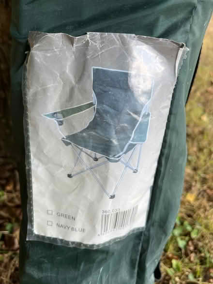 Photo of free Folding fishing/picnic chair (Twyford RG10) #1