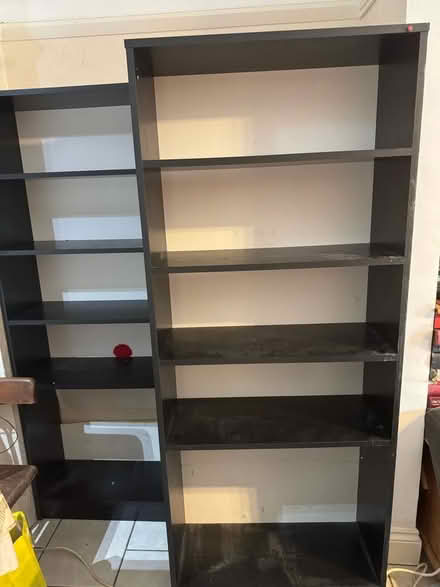 Photo of free Two black bookcases (Cutteslowe OX2) #1