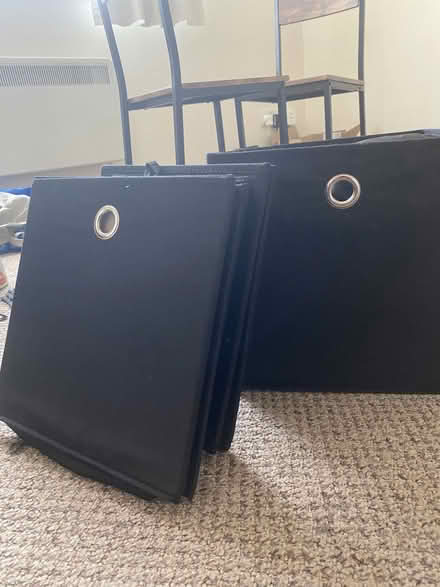 Photo of free Set of 4 foldable boxes - black (Hackbridge CR4) #1