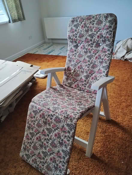 Photo of free Chair cushions for sun lounger or recliner chair (Edginswell TQ2) #1