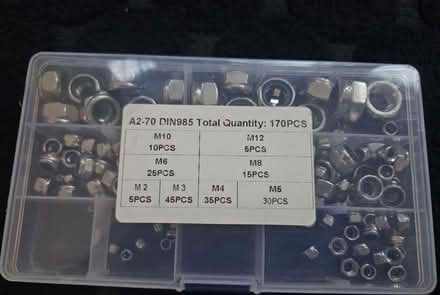 Photo of free 170 various sized nuts (E15 1HB) #1